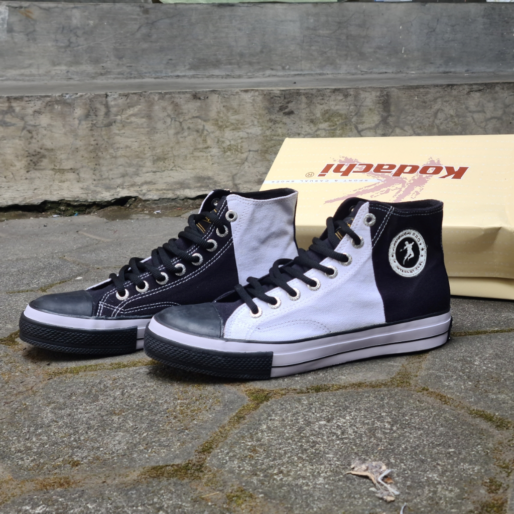 Sepatu Kodachi Pro Chicago High Hitam Putih