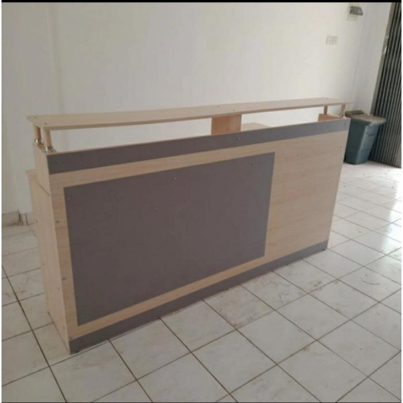 meja kasir resepsionis letter L NF9