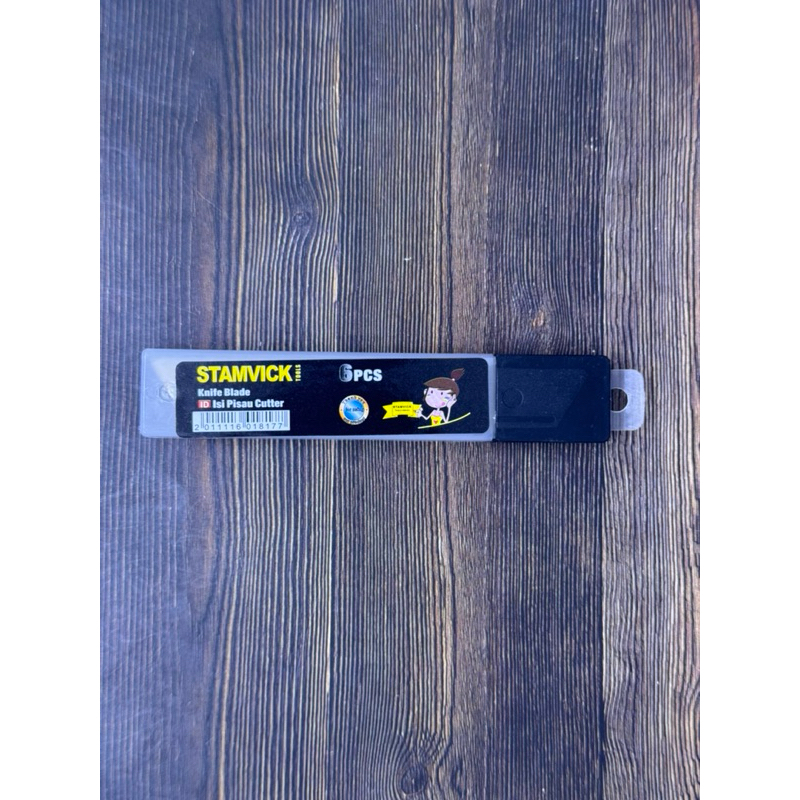 

STAMVICK Isi Pisau Cutter 6pcs / Isi Cutter Besar STAMVICK 6pcs / Knife Blade Stamvick / Mata Pisau Stamvick