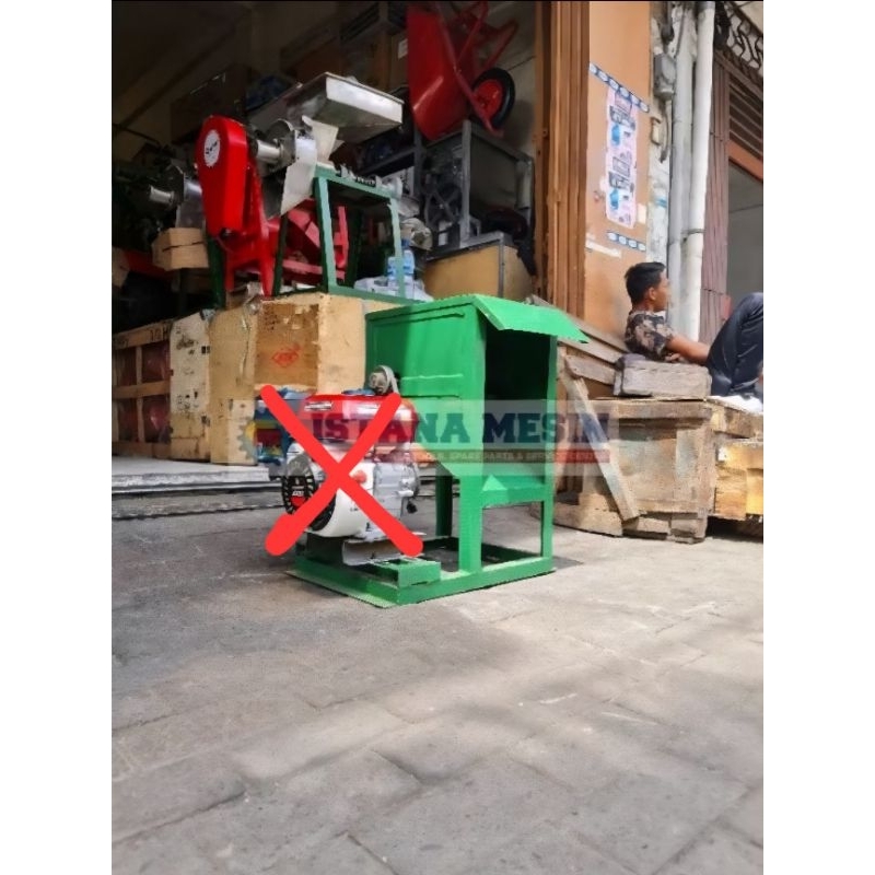 MESIN PERAUT PEMBERSIH RAUT LIPAH LIDI KELAPA SAWIT TANPA PENGGERAK