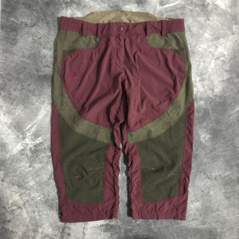 celana gunung Salomon 3/4 size S Second bekas