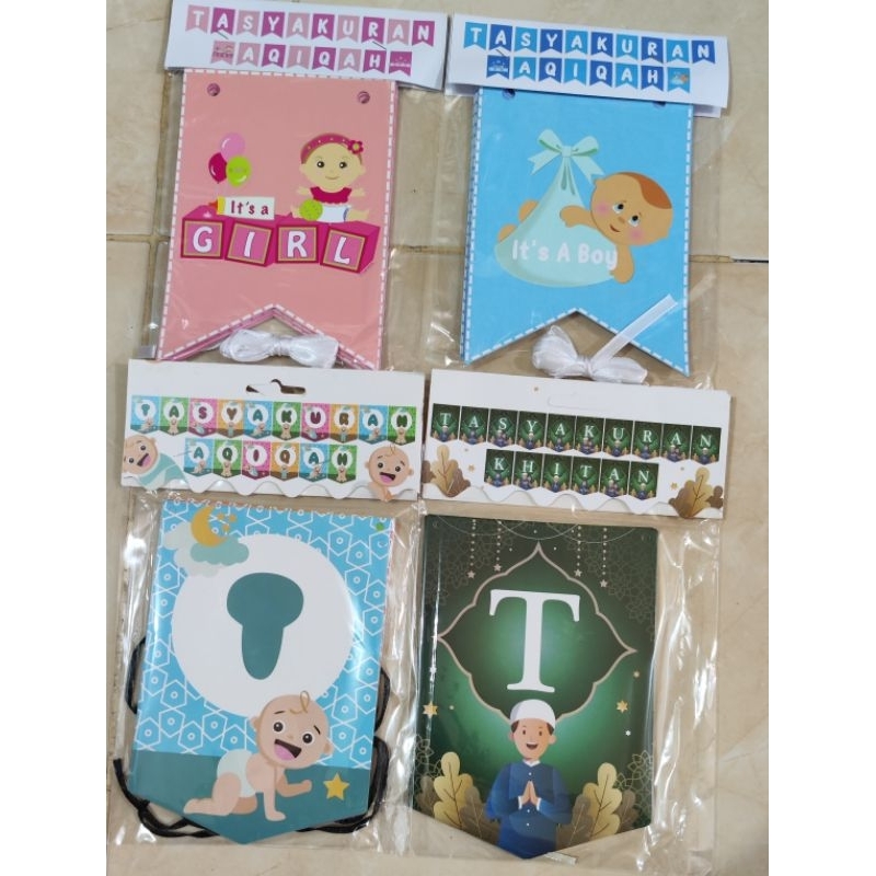 Banner Tasyakuran/Banner Khitanan/Banner Aqiqah