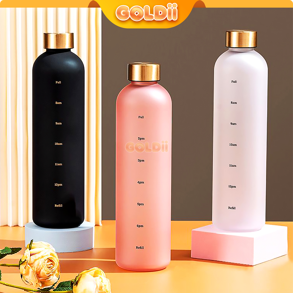 GOLDII - Botol Minum 1 Liter Botol Minum 1 Liter Botol Minum Plastik Jumbo