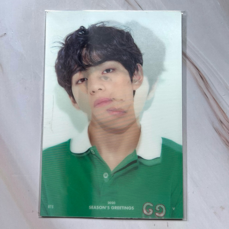 BTS V TAEHYUNG SEASONS GREETINGS LENTICULAR OFFICIAL PHOTO CARD PC POSTCARD