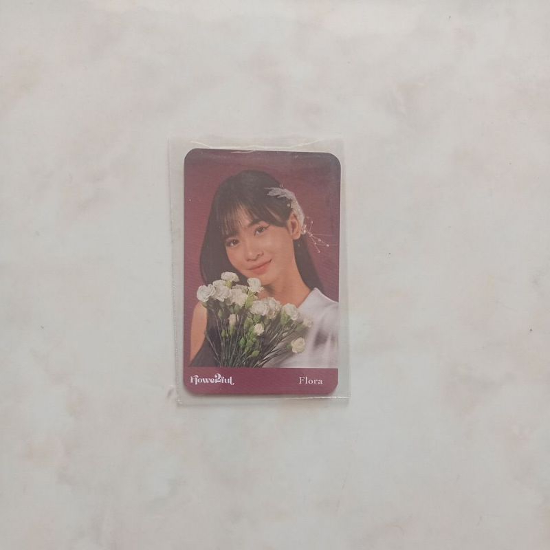 Photocard Jkt 48 Flora Flowerful Anniversary
