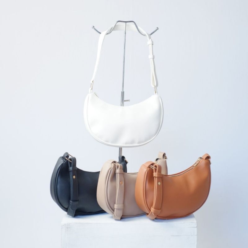 Tas Bahu  wanita model bulat Tas wanita formal Tas formal kekinian