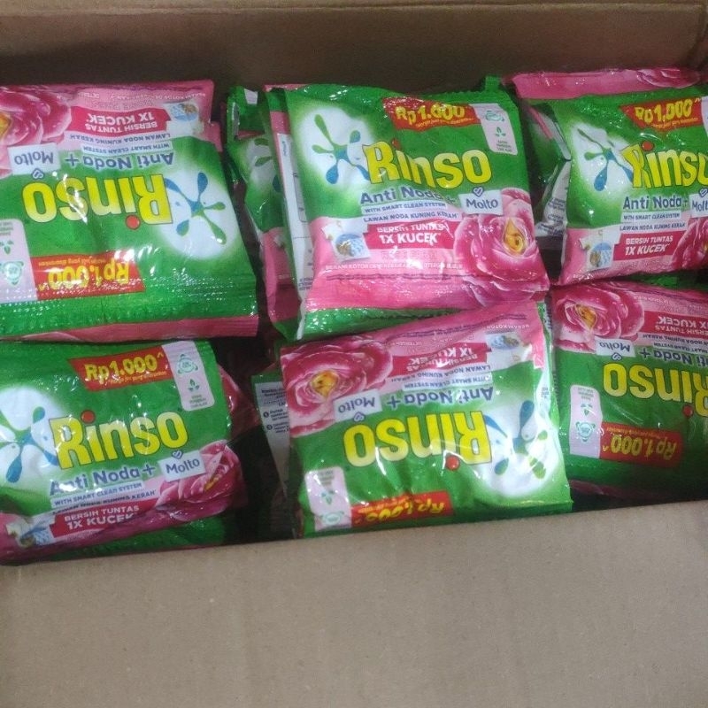 rinso molto saset rinso bubuk rinso 1000