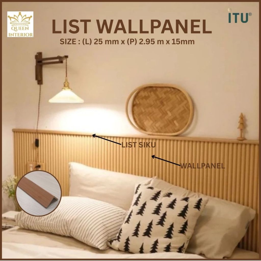 List Penutup Wallpanel | List siku L WPC Wallpanel | List Wallpanel