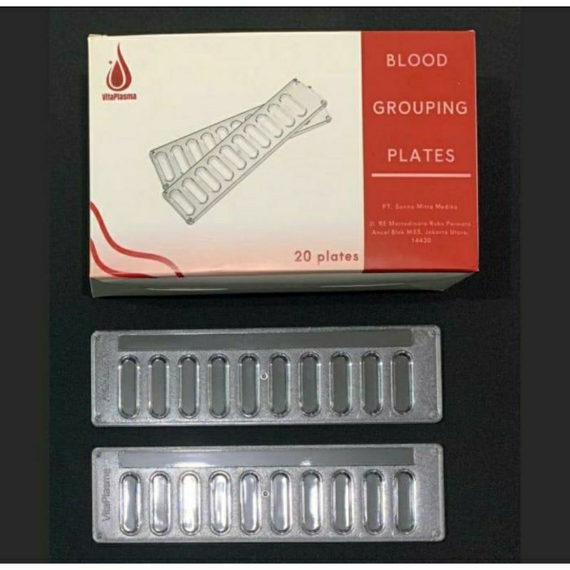 Bioplate Blood Grouping Plate 20's