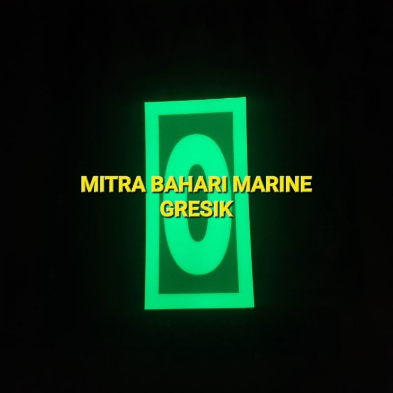 

Stiker IMO Symbol IMPA 334200, 334240 Number 0 Ukuran 7,5x15cm Glow In The Dark