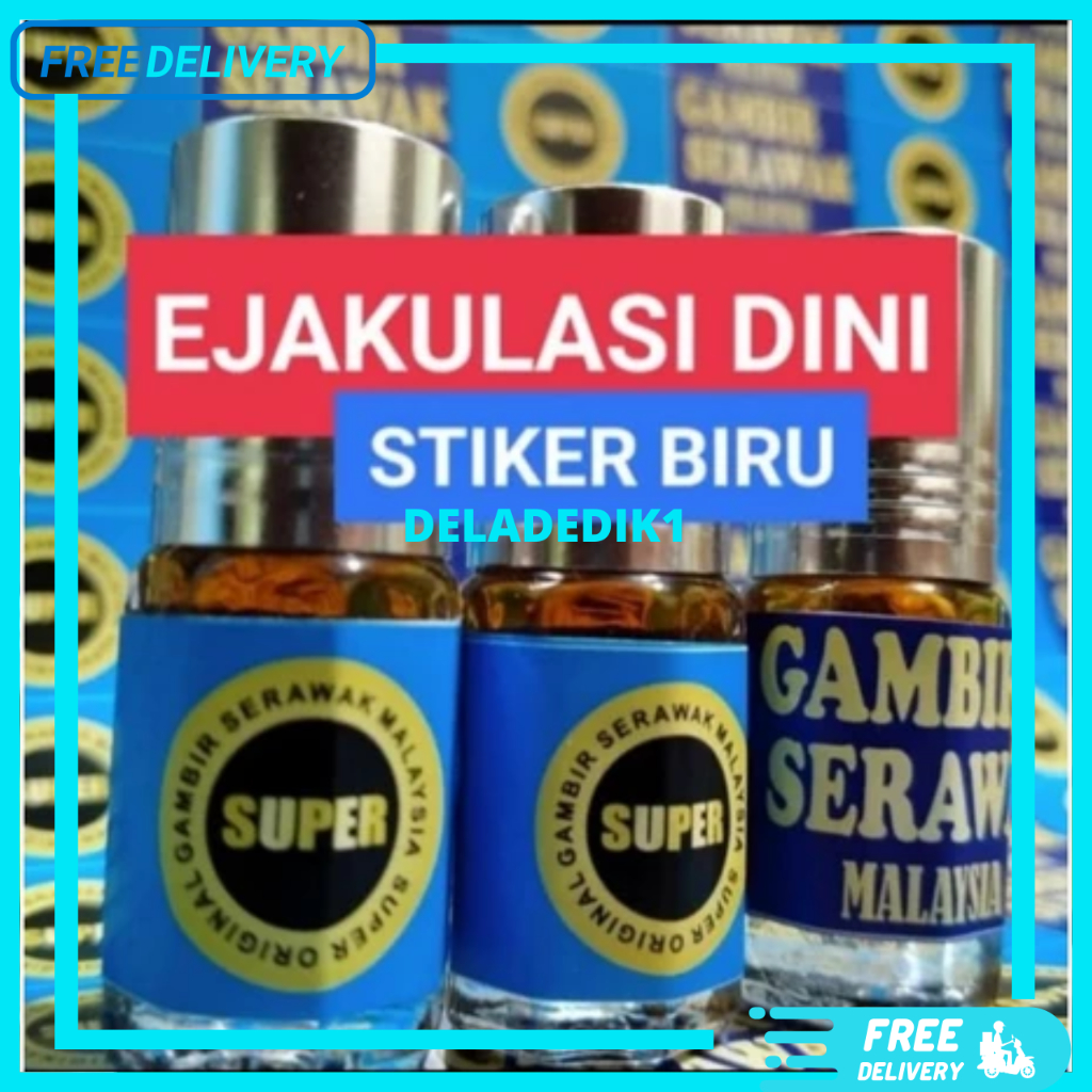 Gambir Sarawak Sticker Biru 3ML