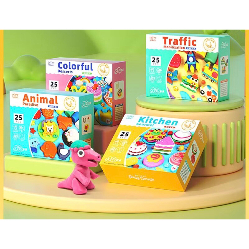 

Zhigao 12 color 3D color mud KK9009A- Traffic Mobilization DIY/Seri lumpur warna 3D/Pembantu yang baik untuk pencerahan seni/Dari alam/Bahan baku food grade/Formula yang aman