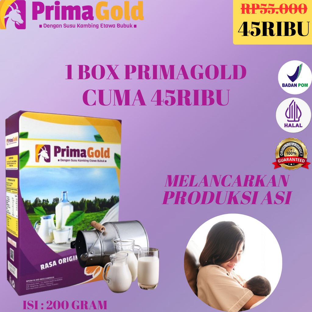 

1 Box Primagold Susu Kambing Etawa Bubuk Original Asli Bisa Untuk Diet