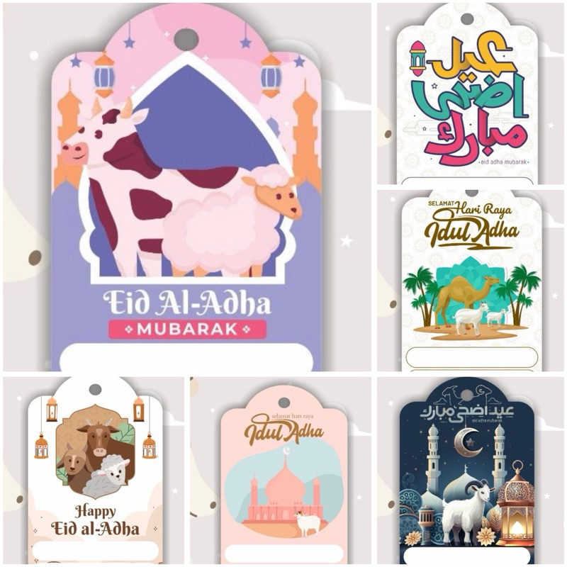 Hangtag Idul Adha / kartu idul adha