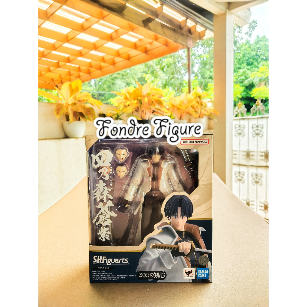 ORIGINAL SHF AOSHI SHINOMORI SAMURAI X KENSHIN HIMURA ACTION FIGURE BANDAI