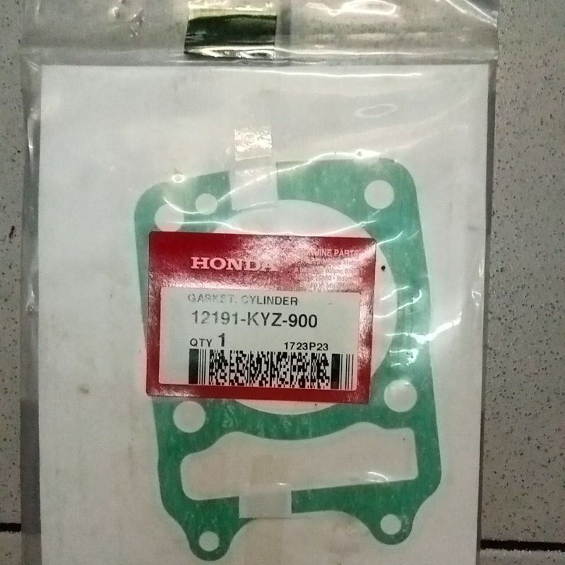 12191KYZ900 – GASKET CYLINDER, PAKING BAWAH, PAKING BORING SUPRA X 125 NEW ORI AHM