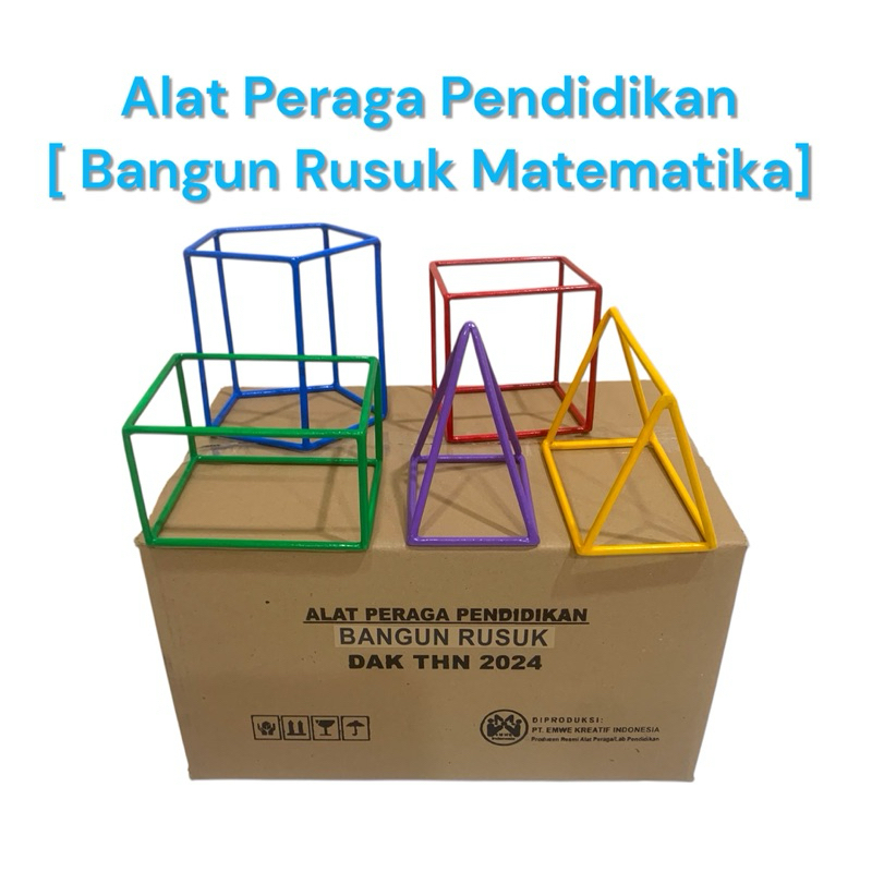 

Model Bangun Rusuk/Bangun Rangka [Alat Peraga Pendidikan Matematika]