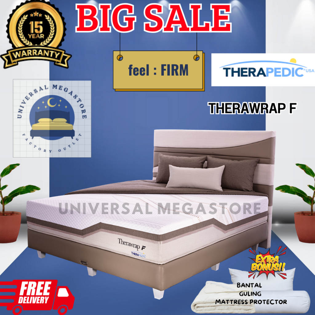 THERAPEDIC Kasur Springbed NEW THERAWRAP F