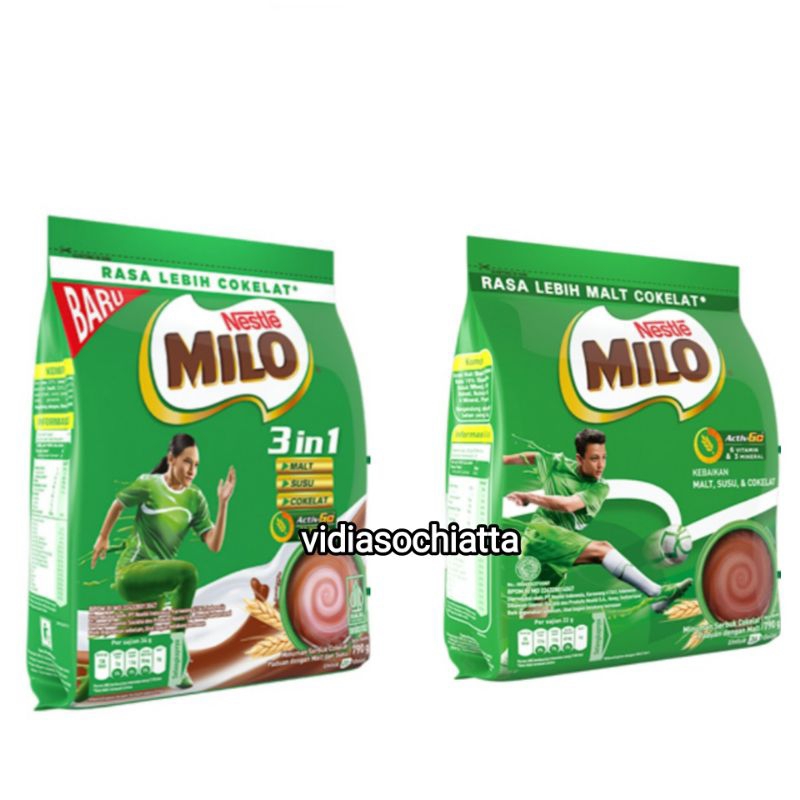 

Milo Healthy Drink Energy Actigen-E ukuran 790 Gram