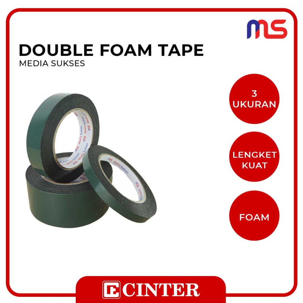 

MEDIA SUKSES - ISOLASI GABUS / SELOTIP / DOUBLE FOAM UKURAN VARIAN