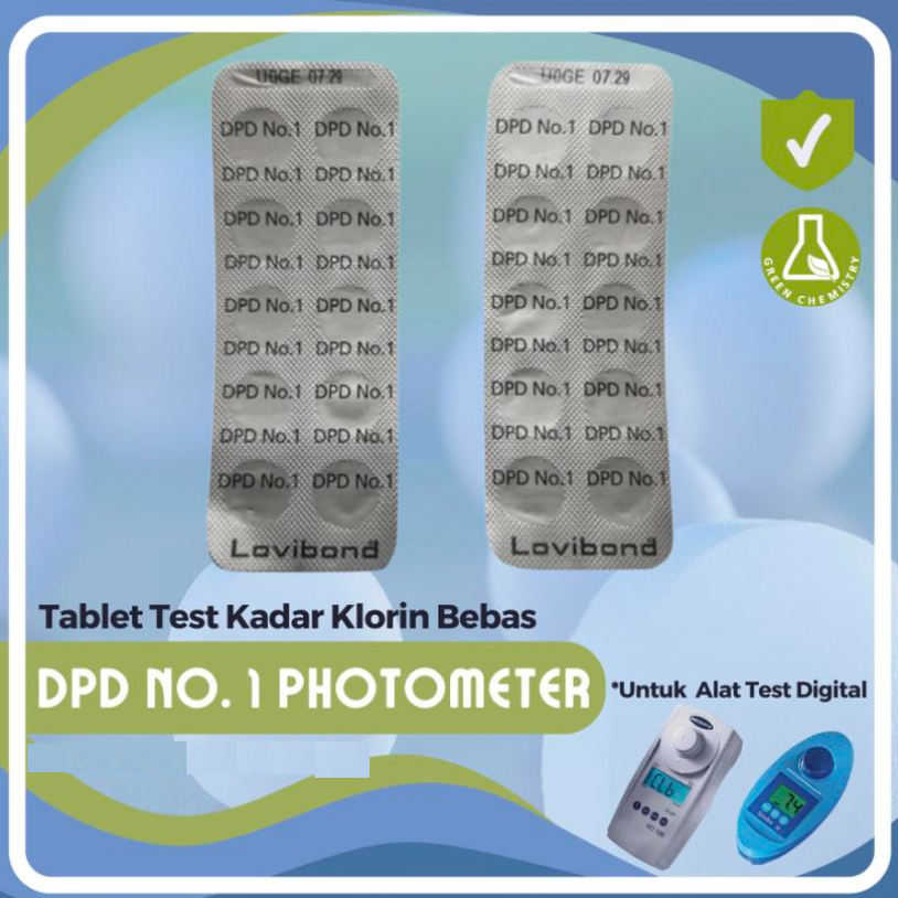 Refill Pool Test Kit Chlorine Lovibond DPD No.1 Photometer