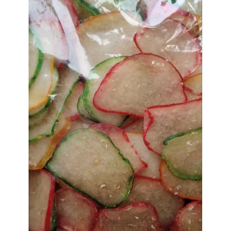 

KERUPUK BAWANG WARNA WARNI KEMASAN 250GRAM MURAH