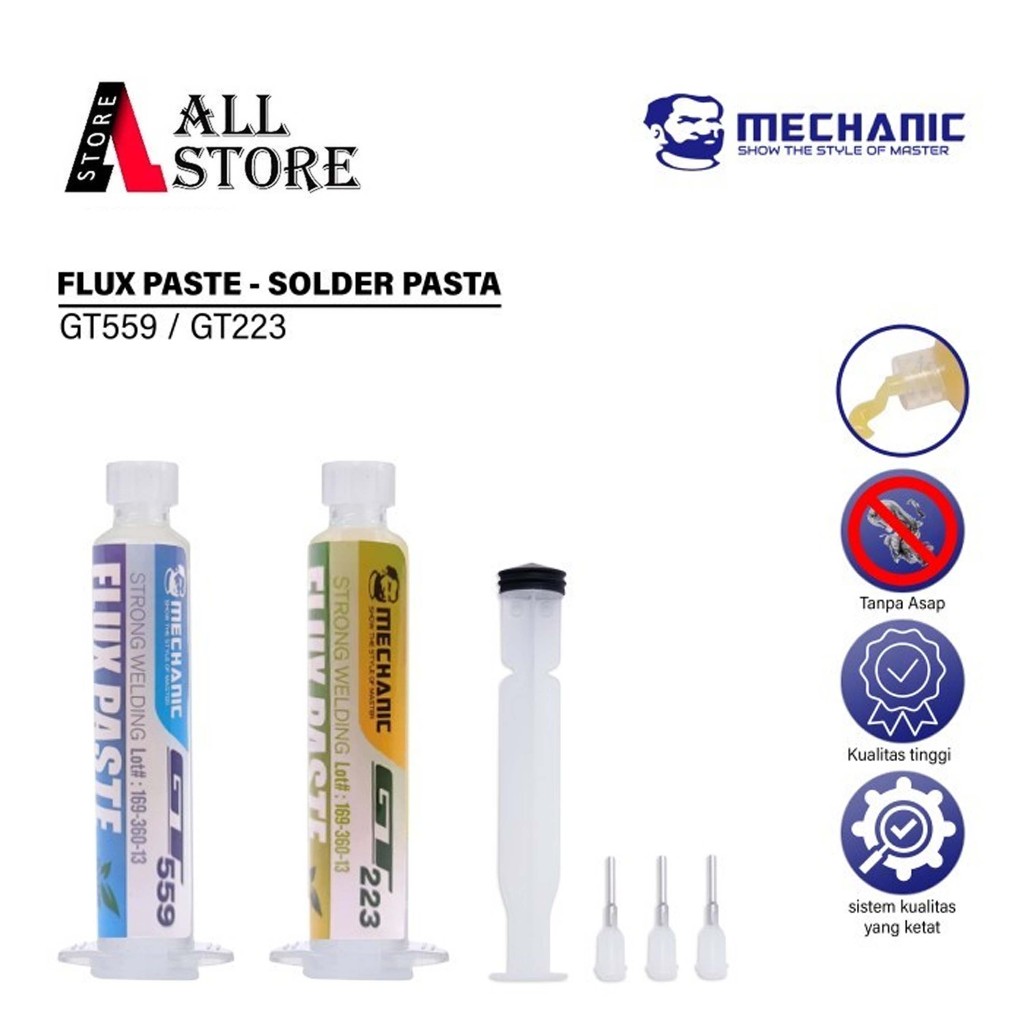 Mechanic GT559/GT223 Flux Paste FLux Pasta Solder Paste Flux Solder free pendorong plump kepala sunt
