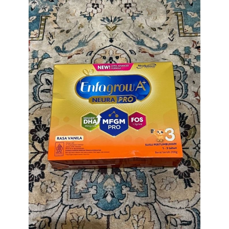 

Enfagrow A+ 3 Susu Formula Anak 1 - 3 Tahun Vanilla 200 Gr