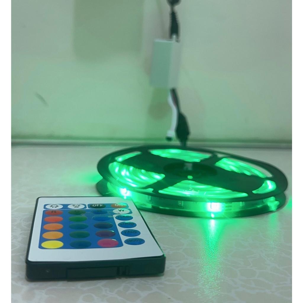 < SJA > Lampu HIAS LED Strip RGB Strip LED Komplit Adaptor Remote Warna Warni WATERPROOF / Lampu LED