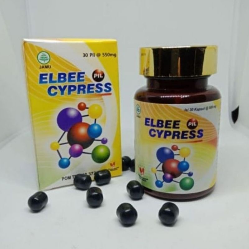 ElBee Cypress 1 Botol isi 30 Pil Hitam Ajaib Terbaik Original