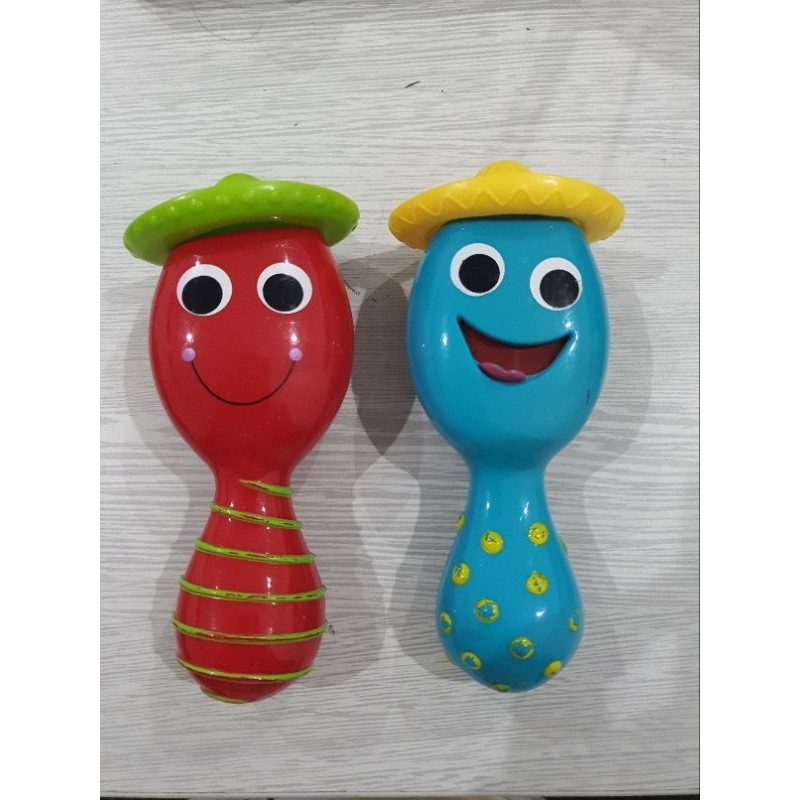 preloved ELC singing maracas mainan bayi 2 pcs