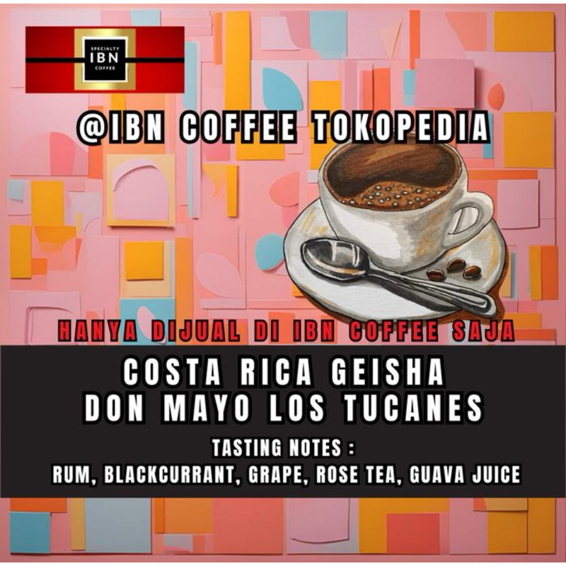 

Costa Rica Don Mayo Los Tucanes Geisha Anaerobic Coffee - 100% Arabica