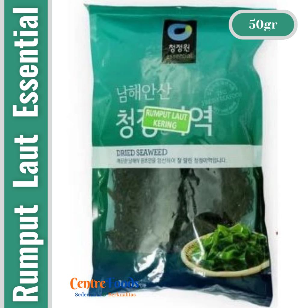 

Rumput Laut Kering - Dried Seaweed Chung Jung One ESSENTIAL | 50gr [ Harga Per BKS ]