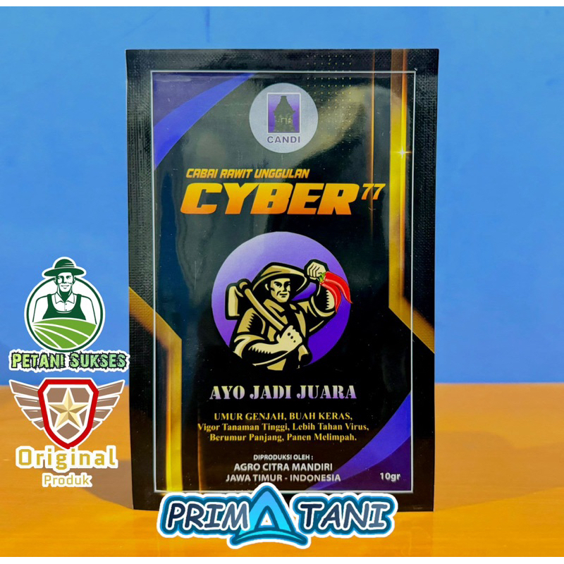 Benih Cabai Rawit Unggul CYBER 77 10gram