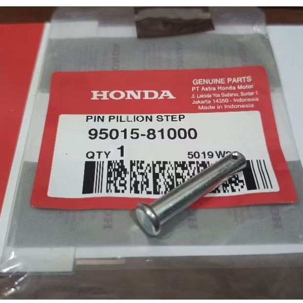 PIN STEP BELAKANG ORIGINAL AHM VARIO SUPRA PCX BEAT SPACY SCOOPY CBR SUPRA X125