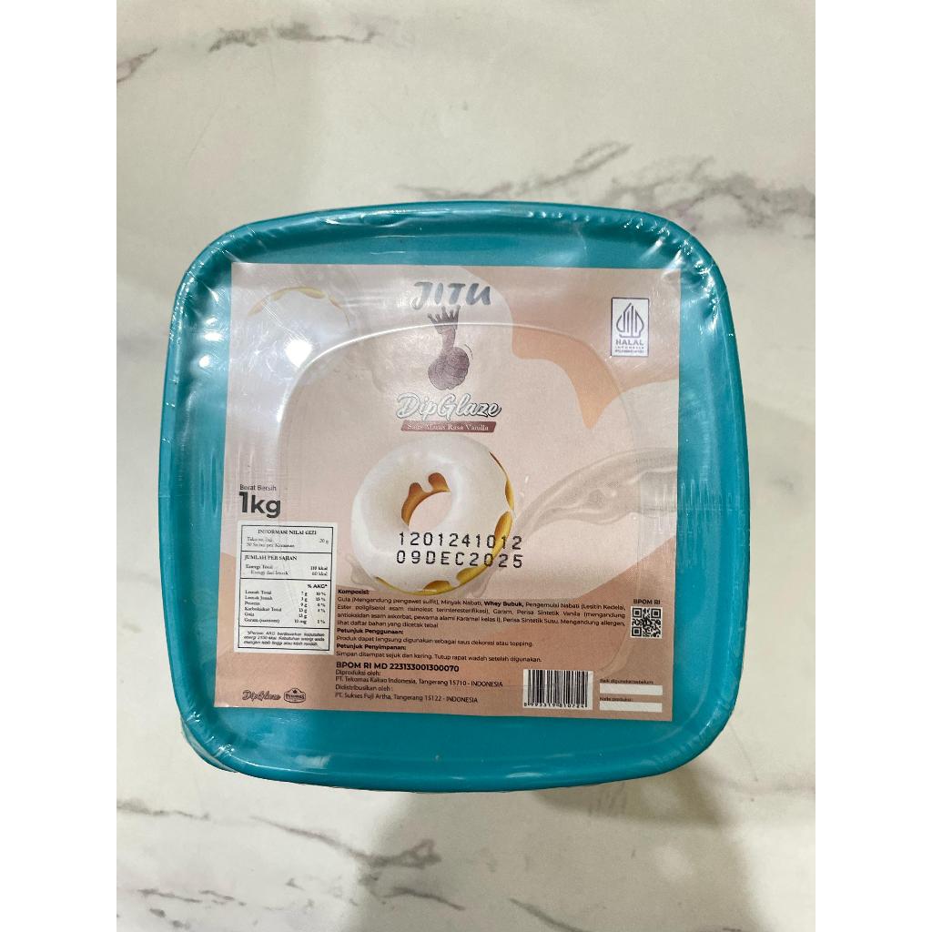 

Jitu Dip Glaze 1kg I rasa tiramisu dan vanilla