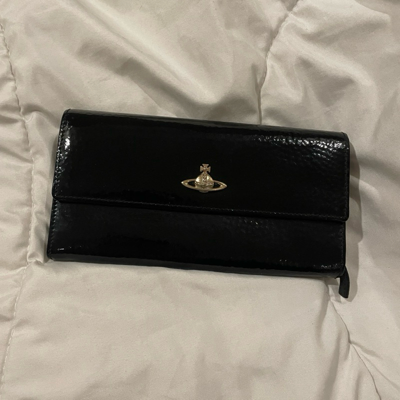 Vivienne Westwood Black Long Wallet
