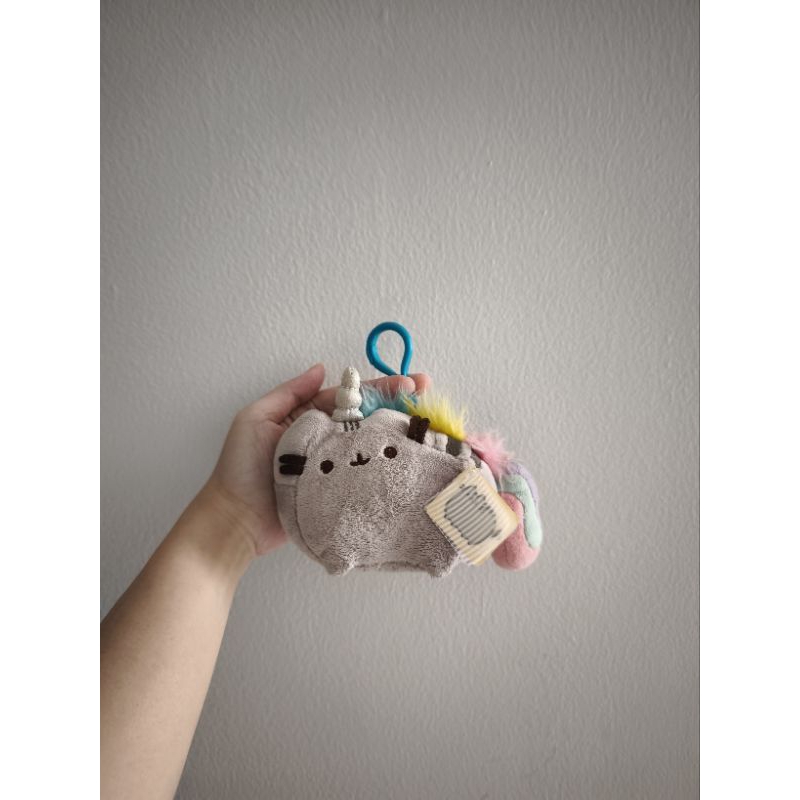 Pusheen plushie keychain