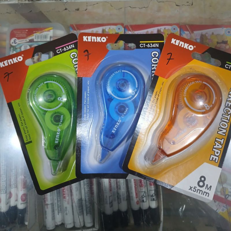 

Kenko Stipo Kertas Correction Tape 8M CT-634N