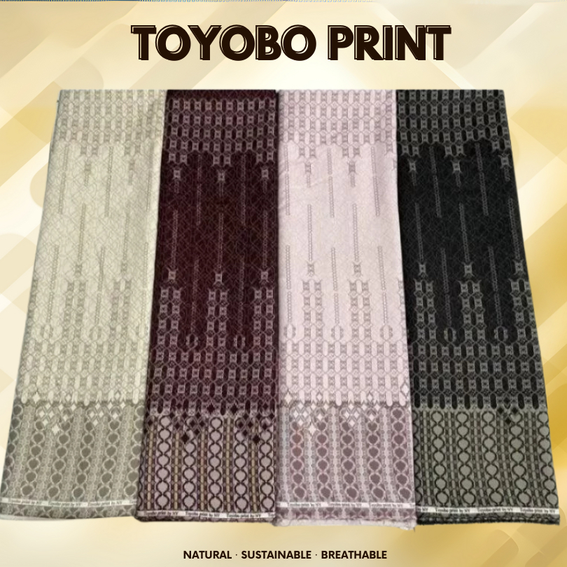 Kain Toyobo dan Dior silk Print | Toyobo Print | cocok buat sarimbit, gamis, atau koko | harga per 5