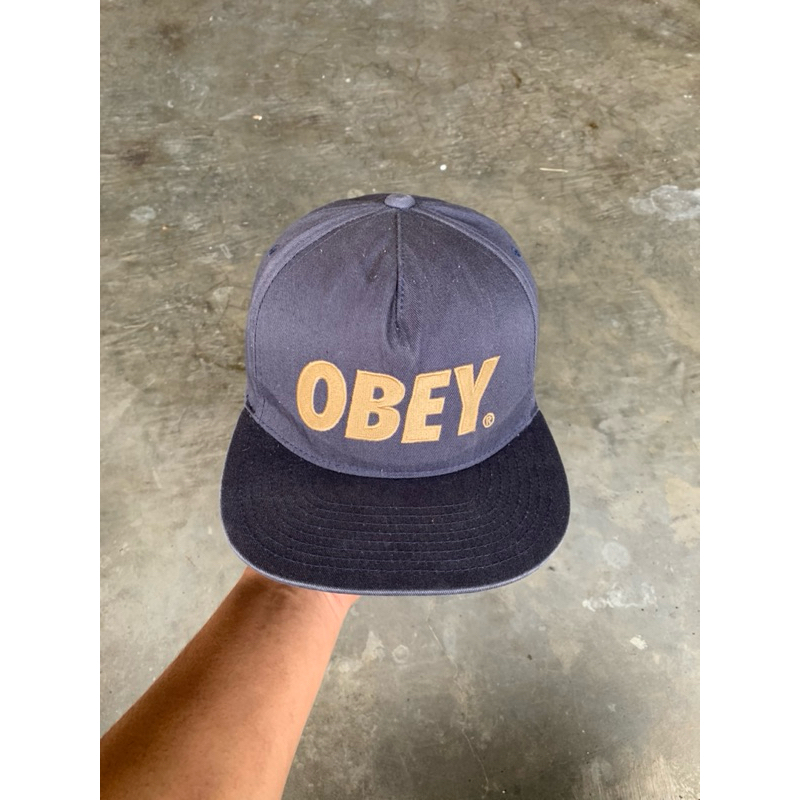 topi obey city logo snapback