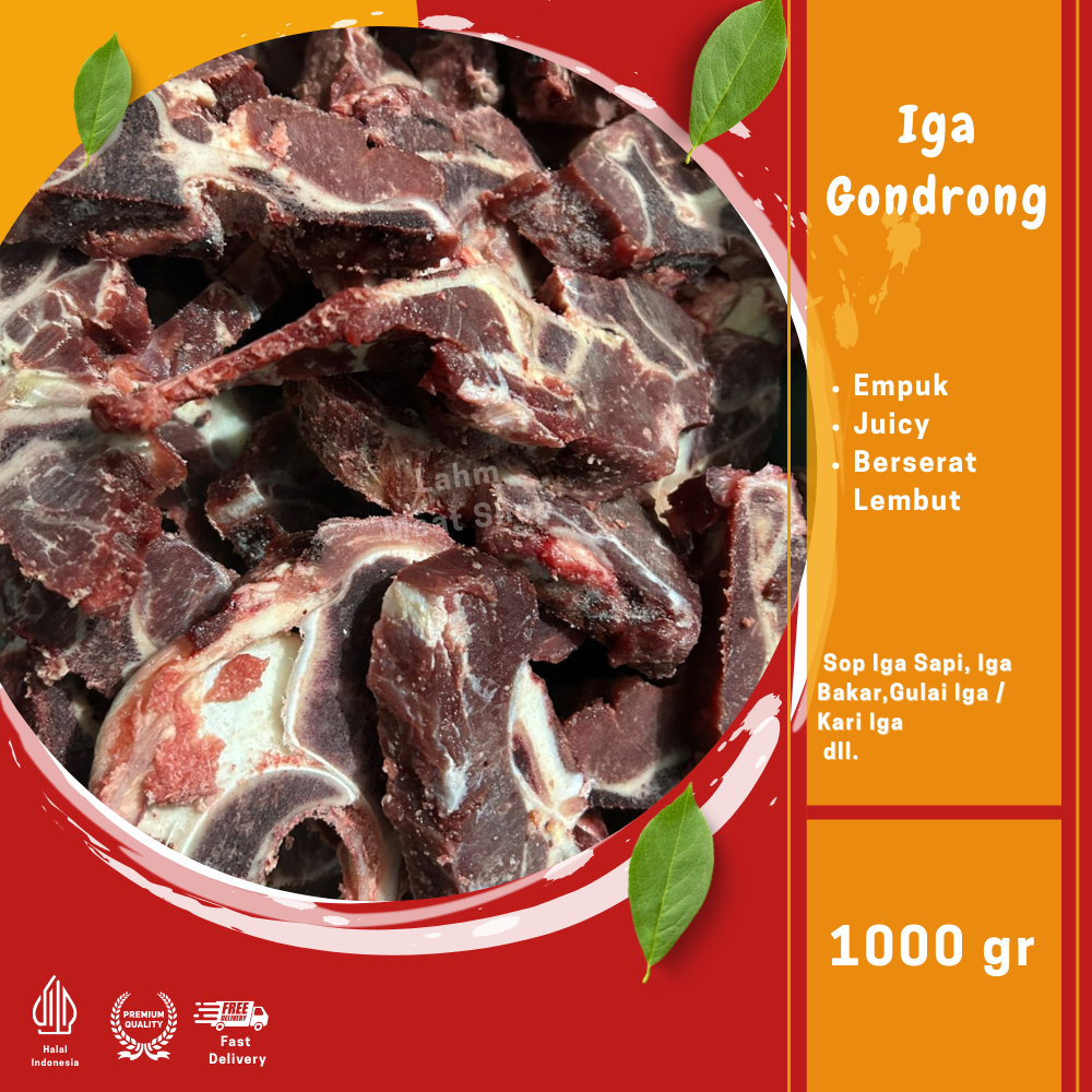 

Iga Gondrong Sapi Kriwil 1kg