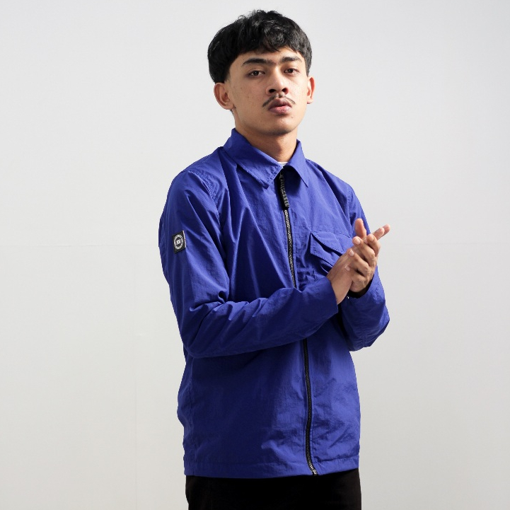 Troublemaker | Overshirt Jacket - Castle Royal Blue