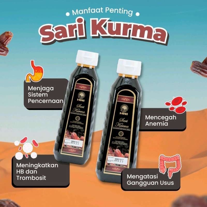 

Sari Kurma Herbal HNI HPAI 100% Original