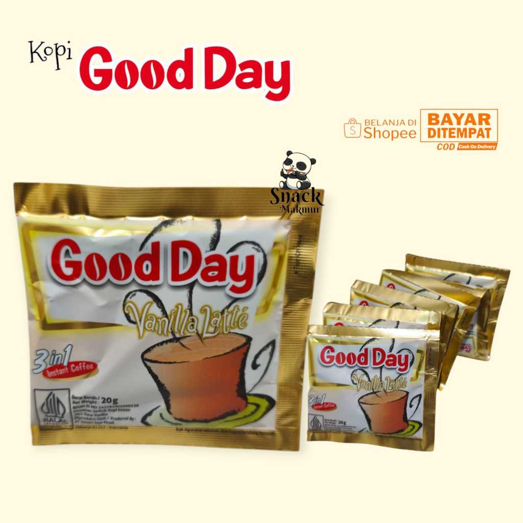

GOOD DAY VANILLA LATTE KOPI INSTAN 3&1 1 RENCENG 10 PCS