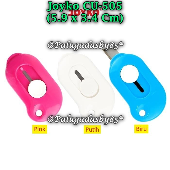 

(1 Biji) Mini Cutter JOYKO CU-505 BISA PILIH WARNA / Mini Cutter Pemotong Joyko CU-505 (1 Biji)