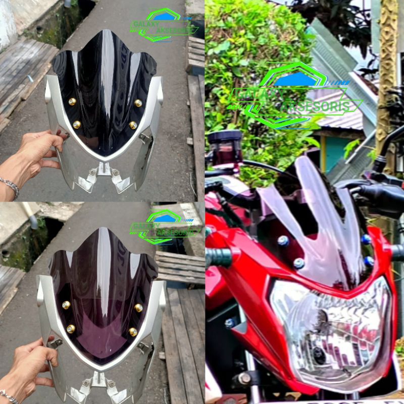 Visor vixion new nvl visor variasi vixion nvl model kips terbaru free baut variasi