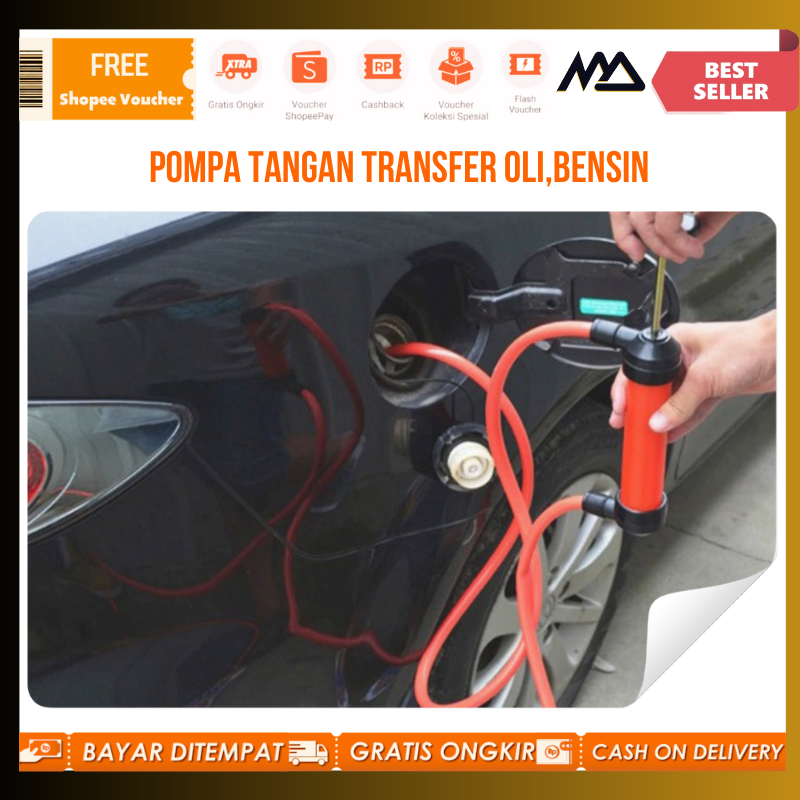 Pompa Transfer Bensin / Pompa Tangan Transfer Oli Bensin Mobil Oil Pump / Pompa Bensin Manual