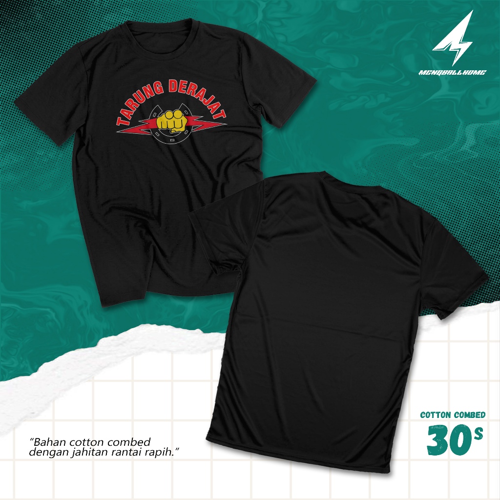 Menarballhome Kaos Hitam "Tarung Derajat"