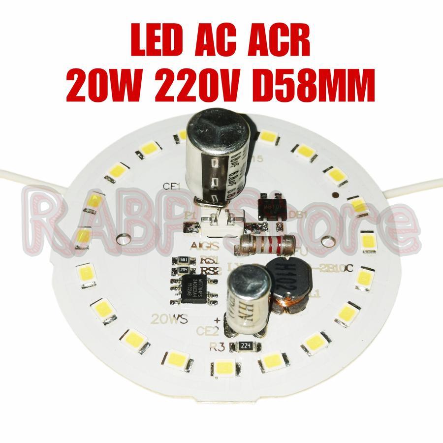 PCB LED AC ACR 20W PCB KECIL 220V DIAMETER 58MM PCB LED AC AIGIS 20W 220V DOB